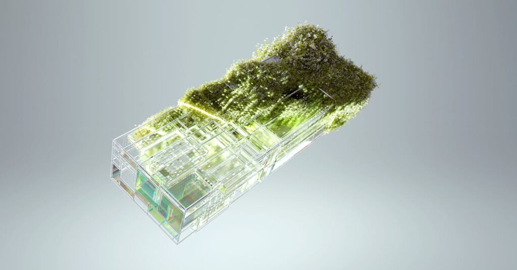 AIを活用して自分の可能性を最大限に発揮する個人の姿を表現したイメージ。