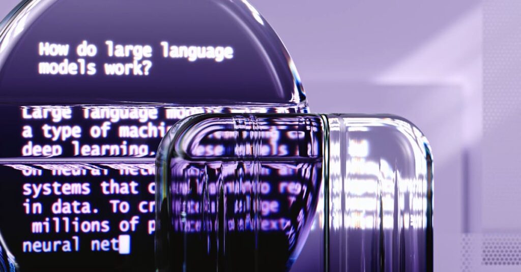 AIと共に学び成長する人を象徴するビジュアル。学びながら稼ぐ時代のイメージ。