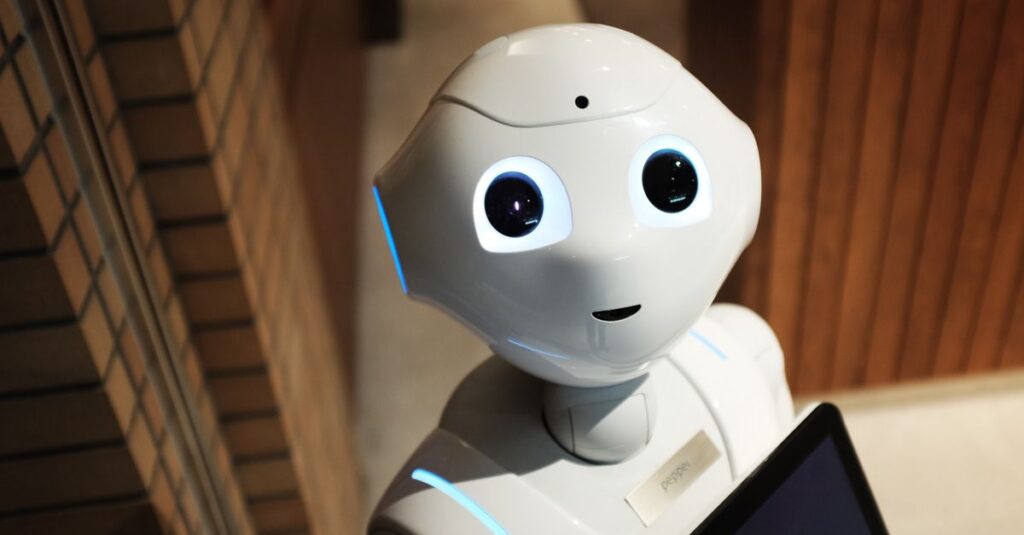 会社員がパソコンでAI副業の様々な仕事をしている様子のイメージ画像
