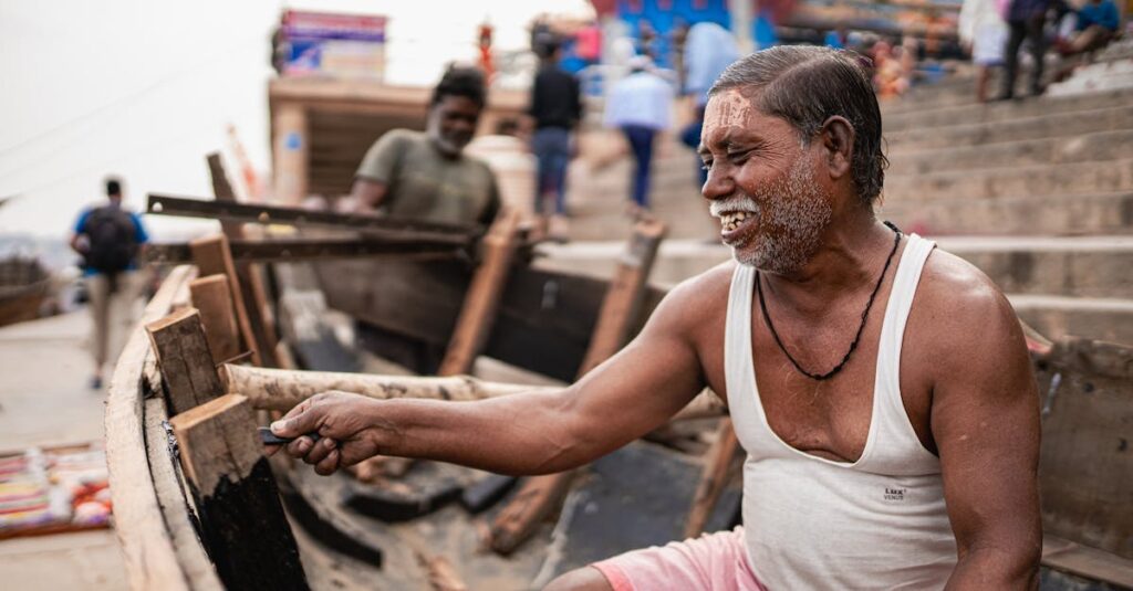 副業ブログを始めるための5つのステップを図解するイメージ