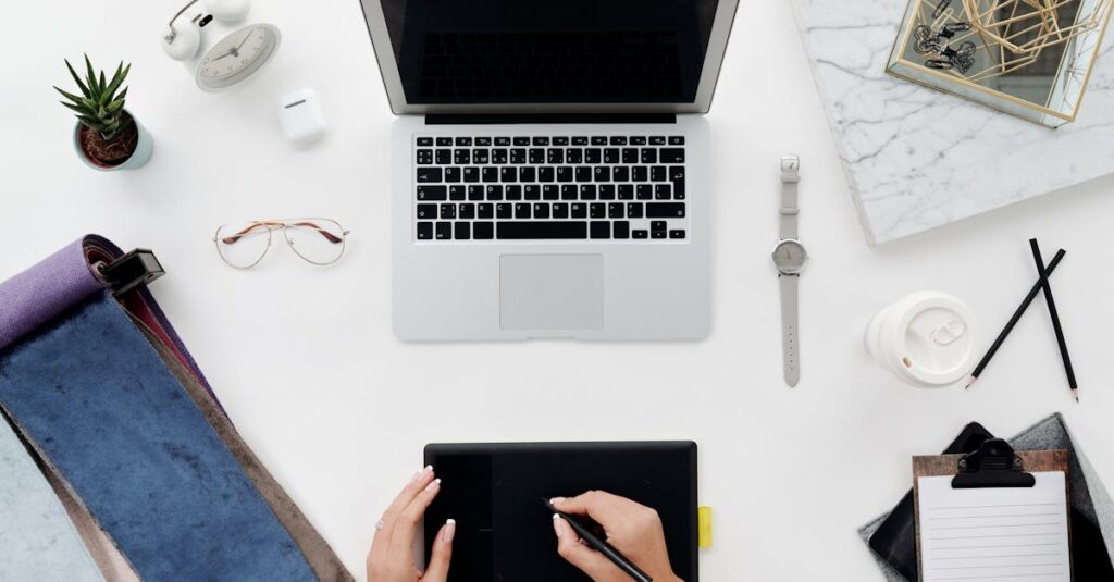 WordPressブログの開設手順を示す図。ドメイン取得からサーバー契約、インストールまでをステップで説明する