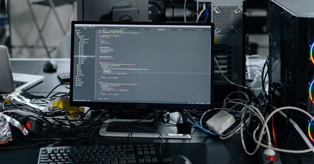 収益化を意識したWordPress初期設定を示す図。テーマ選び、プラグイン導入、広告配置の流れを視覚的に表現