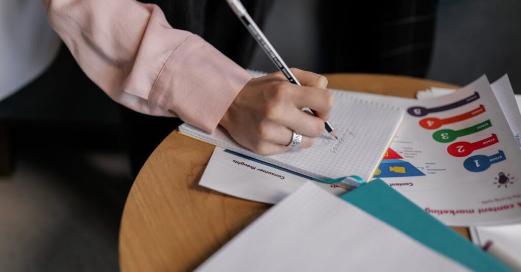 noteのアクセス分析画面を見ながら改善ポイントを考えるユーザー