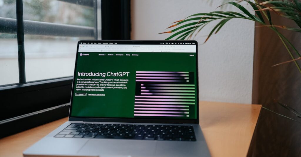 ChatGPTを活用した副業の種類をイメージした図。ライティングやSNS運用、翻訳、スクリプト作成など幅広い仕事の可能性を示している。