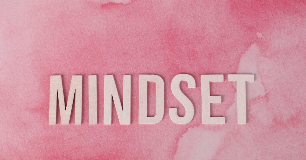 アフィリエイトで成功するためのマインドセットと仕組みを表す概念図