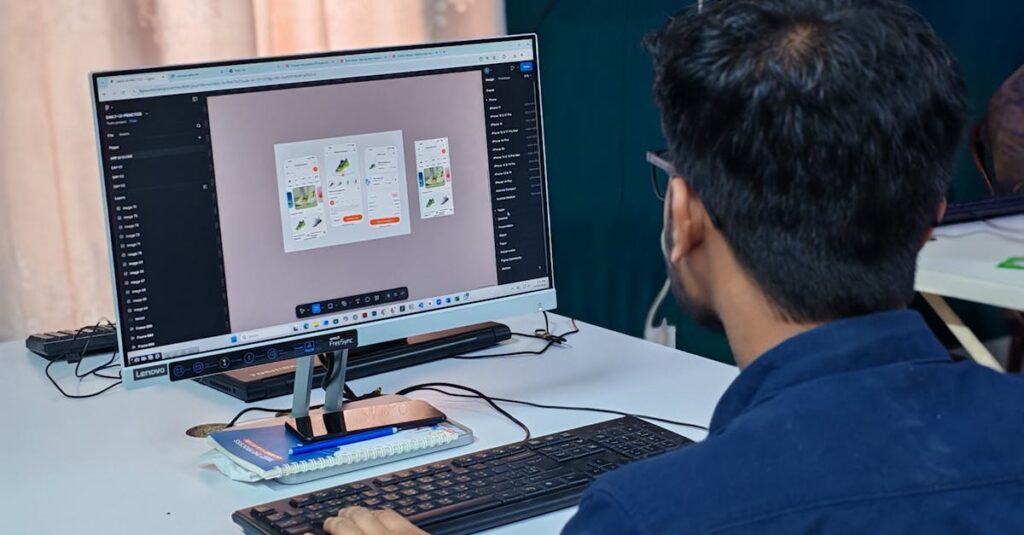 読者の行動導線を設計するUXデザインの図。ブログ内の行動フローを視覚的に示している。