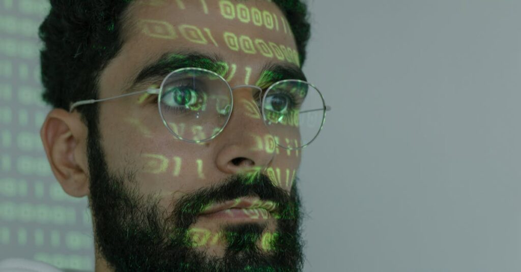 AIを活用して初めて1円を稼いだ感動の瞬間を描いたイメージ、画面に「¥1」の表示がある